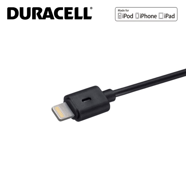 Duracell Mfi Sertificēts USB uz Lightning 8pin Datu P rraides & Uzlādes kabelis 1m (MD818) USB kabelis