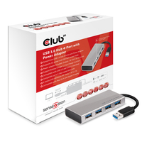 CLUB3D USB 3.0 4-Port Hub with Power Ada video karte