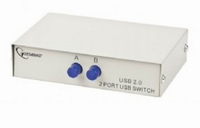 Gembird 2-Port manual USB switch komutators
