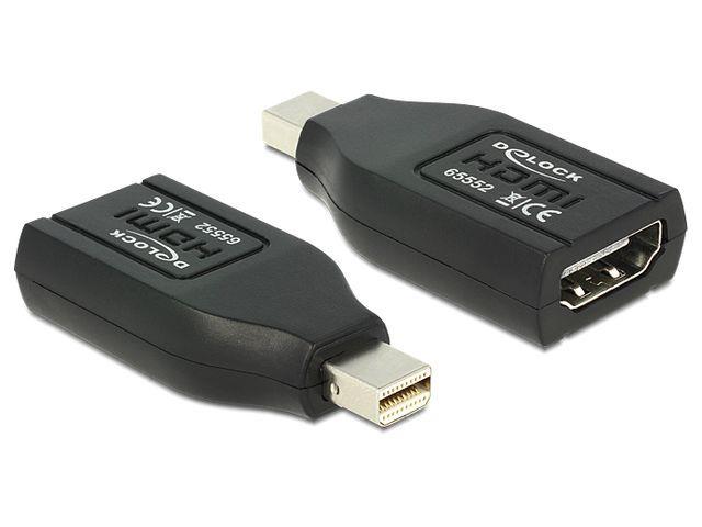 Delock Adapter mini Displayport 1.1 male > HDMI female