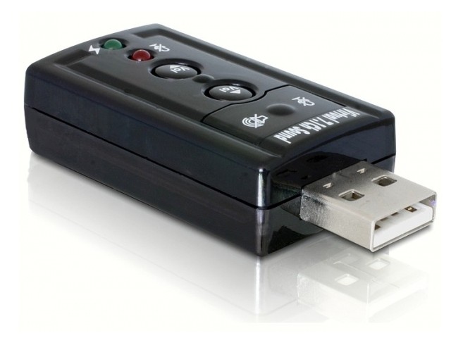 Delock USB sound card 7.1 (virtual) USB 2.0 skaņas karte