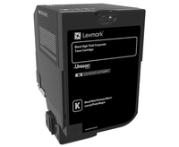 Lexmark 84C2HKE Laser cartridge black Lasertoner / Patrone (84C2HKE) toneris