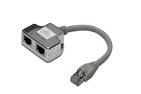 DIGITUS CAT 5e, Class D, RJ45 Patch Cable Adapter, shielded Serveru aksesuāri