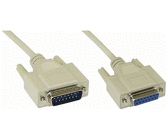 InLine D-Sub - D-Sub, 5, Grey (17746) kabelis video, audio