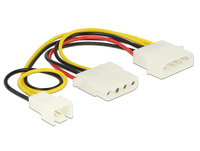 Stromkabel Delock Molex 4Pin -> Molex 4pin +3Pin Lufter kabelis datoram