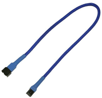 Kabel Nanoxia 3-Pin Verlangerung, 30 cm, blau kabelis, vads