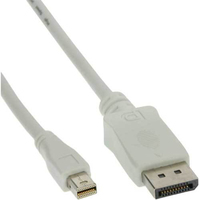 InLine Kabel Mini DisplayPort zu DisplayPort, 2m - white kabelis video, audio