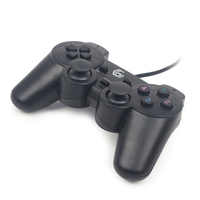 Gembird JPD-UDV-01 gaming controller Gamepad PC Analogue / Digital USB 2.0 Black Datora pele