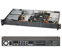 Supermicro Black 1U SC504 chassis w/ 203W