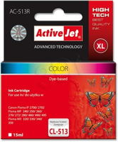 Action ActiveJet AC-513R (Canon CL-513) Tri-Colour Ink Cartridge, Cyan, Magenta, Yellow kārtridžs