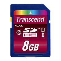 Transcend  SDHC UHS-I 8GB Class 10 atmiņas karte