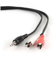 Gembird audio cable JACK 3,5mm M / 2x RCA (CINCH) M 5M kabelis video, audio