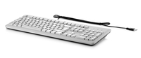 HP -USB-Tastatur (Grau) (B6B64AA) Datora pele