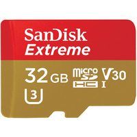 SanDisk microSDHC V30 A1    32GB Extreme 100MB SDSQXAF-032G-GN6MA atmiņas karte