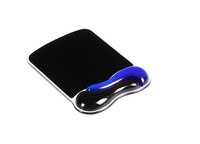 Kensington 62401 Crystal Mouse Pad Wave - Duo gel, blue-black peles paliknis