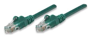 Intellinet Network Cable RJ45, Cat5e, UTP, 50 cm, Green, 100  copper tīkla kabelis