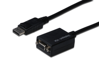 DisplayPort adapter cabl e DP-HD15 M/F 0.15m adapteris