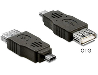 Delock  USB A -> mini B fe/ma OTG USB kabelis