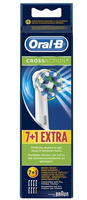 Braun Oral-B Toothbrush heads Cross Action 7er + 1 mutes higiēnai