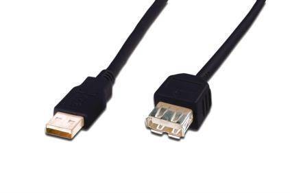 Assmann USB 2.0 extension cable 3.0m USB kabelis
