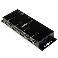 StarTech.com 4 Port USB auf Seriel RS232 Adapter Hub - Industriell DIN-Schien... adapteris