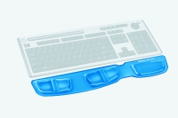 Fellowes Mauspad Health-V Crystal Keyboard Handgelenkauflage peles paliknis