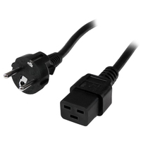 StarTech.com 2m Computer IEC 320 C19 auf CEE7 Netzkabel (PXTEUC192M) adapteris