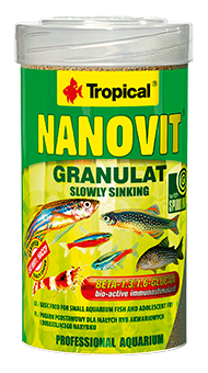 Tropical Nanovit Granulat 100ml zivju barība