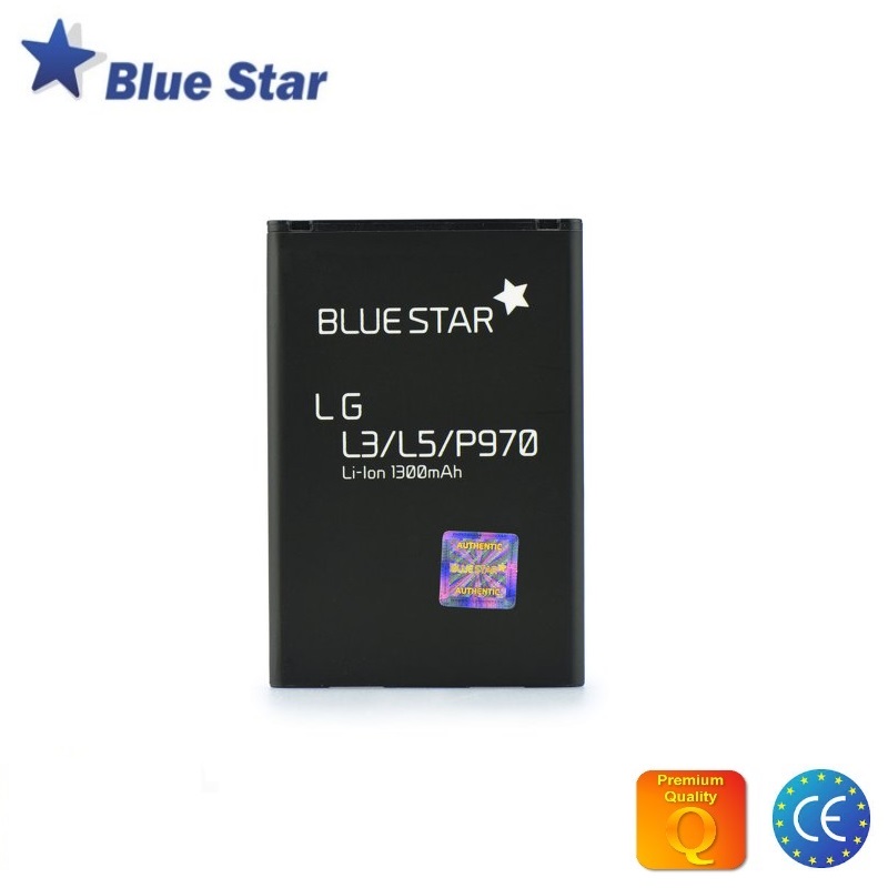 BlueStar Akumulators LG Swift L5 P970 E730 E610 Li-Ion 1300 mAh Analogs BL-44JN aksesuārs mobilajiem telefoniem