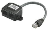 MicroConnect  Y-ADAPTER RJ45-2xRJ45 M/F 8P Pinout 1:1 15cm cable