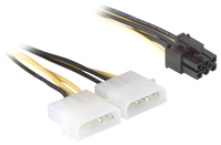 DELOCK Power Cable for PCI Express Card 15cm kabelis datoram