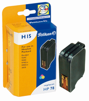 Patrone HP Pelikan H15 C6578Dv  - HP78D comp. H15 kārtridžs