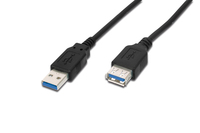 ASSMANN USB 3.0 SuperSpeed Extension cable USB A M (plug)/USB A F (jack) 1,8m bl USB kabelis