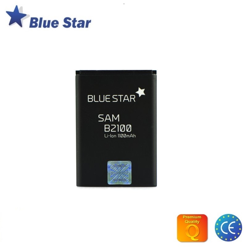 BlueStar Akumulators Samsung C3300 B2710 E1170 C5212 Li-Ion 1100 mAh Analogs AB553446BU aksesuārs mobilajiem telefoniem