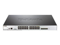 D-Link Unified Wireless 24-Port L2+ Managed Gigabit PoE Switch w/ 4x Combo Ports  