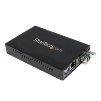 StarTech.com Gigabit Ethernet Single Mode LWL / Glasfaser LC Medienkonverter ... aksesuārs portatīvajiem datoriem