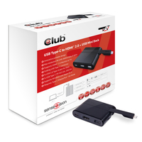 CLUB 3D MINI USB 3.0 TYPE C DOCKING STAT