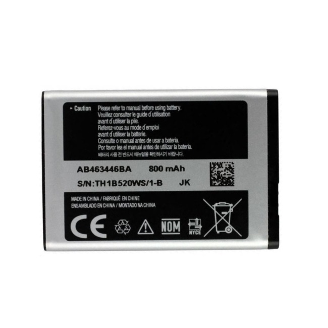 Akumulators Samsung X200 800mAh AB463446BU OEM akumulators, baterija mobilajam telefonam