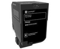 Lexmark 74C20KE Laser cartridge black Lasertoner / Patrone (74C20KE) kārtridžs