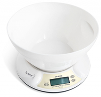 ORAVA Kitchen Scale EV-2 Maximum weight (capacity) 5 kg, Graduation 1 g, Display type LCD, White virtuves svari
