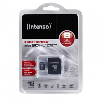 Intenso micro SD 8GB SDHC card class 10 atmiņas karte