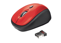 MOUSE USB OPTICAL WRL YVI/RED 19522 TRUST Datora pele