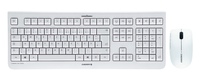 Tas CHERRY  DW 3000 Wireless Desktop White Keyboard  + Maus klaviatūra