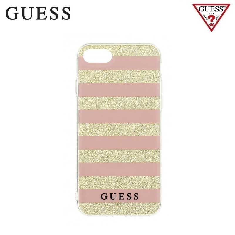 Guess GUHCP7STGPI hardca se iPhone 7 pink/gold