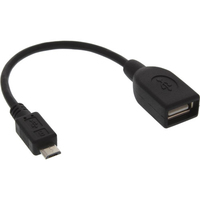 InLine 31606 Micro-USB USB A black Kabelschnittstellen-/adapter (31606) adapteris