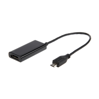 Gembird adapter MHL-> HDMI(F)+MICRO USB(BF)(11pin)smartfon to TV HD+power supply karte