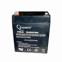 Gembird Battery 12V/5AH nepārtrauktas barošanas avots UPS