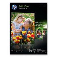 HP Everyday Photo Paper A4, Semi-Gloss, 25 sheet, One-sided (170 g/m2) biroja tehnikas aksesuāri