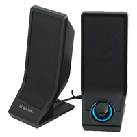 Aktivbox LogiLink 2.0 System 2x 1W black USB 2.0 datoru skaļruņi