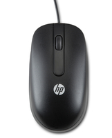 HP QY778A6 USB Laser 1000DPI black Ambidextros Mouse (QY778A6) Datora pele